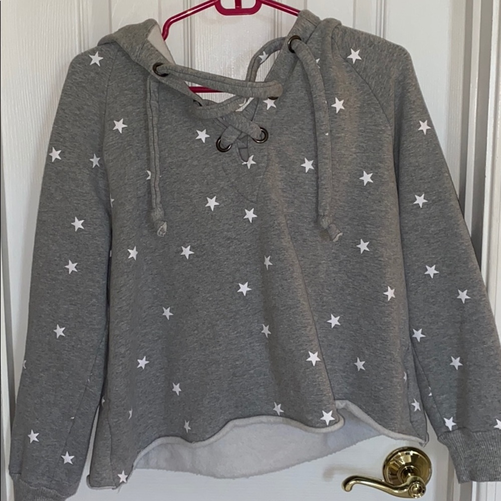 chunky star hoodie